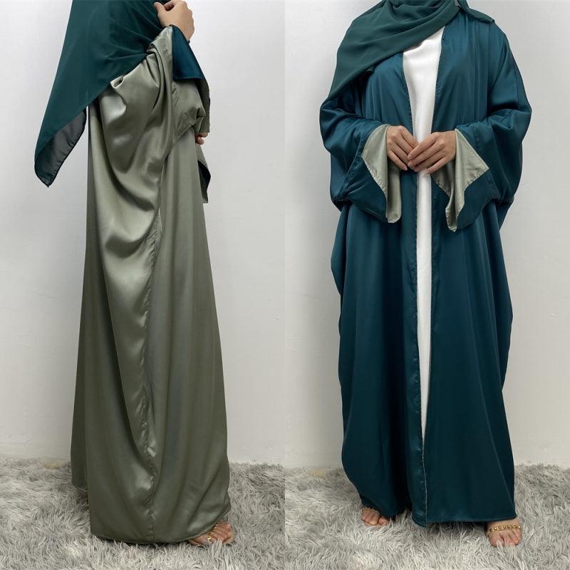 
                      
                        Satin Reversible Open Jilbab
                      
                    