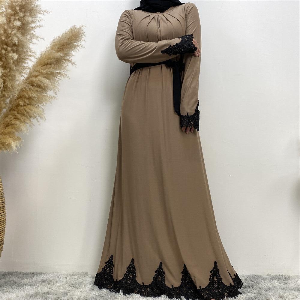 
                      
                        Cotton Pleated Abaya
                      
                    