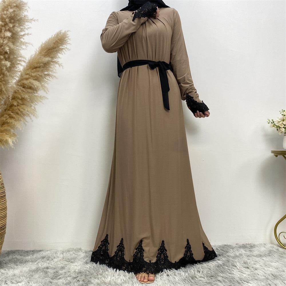 
                      
                        Cotton Pleated Abaya
                      
                    