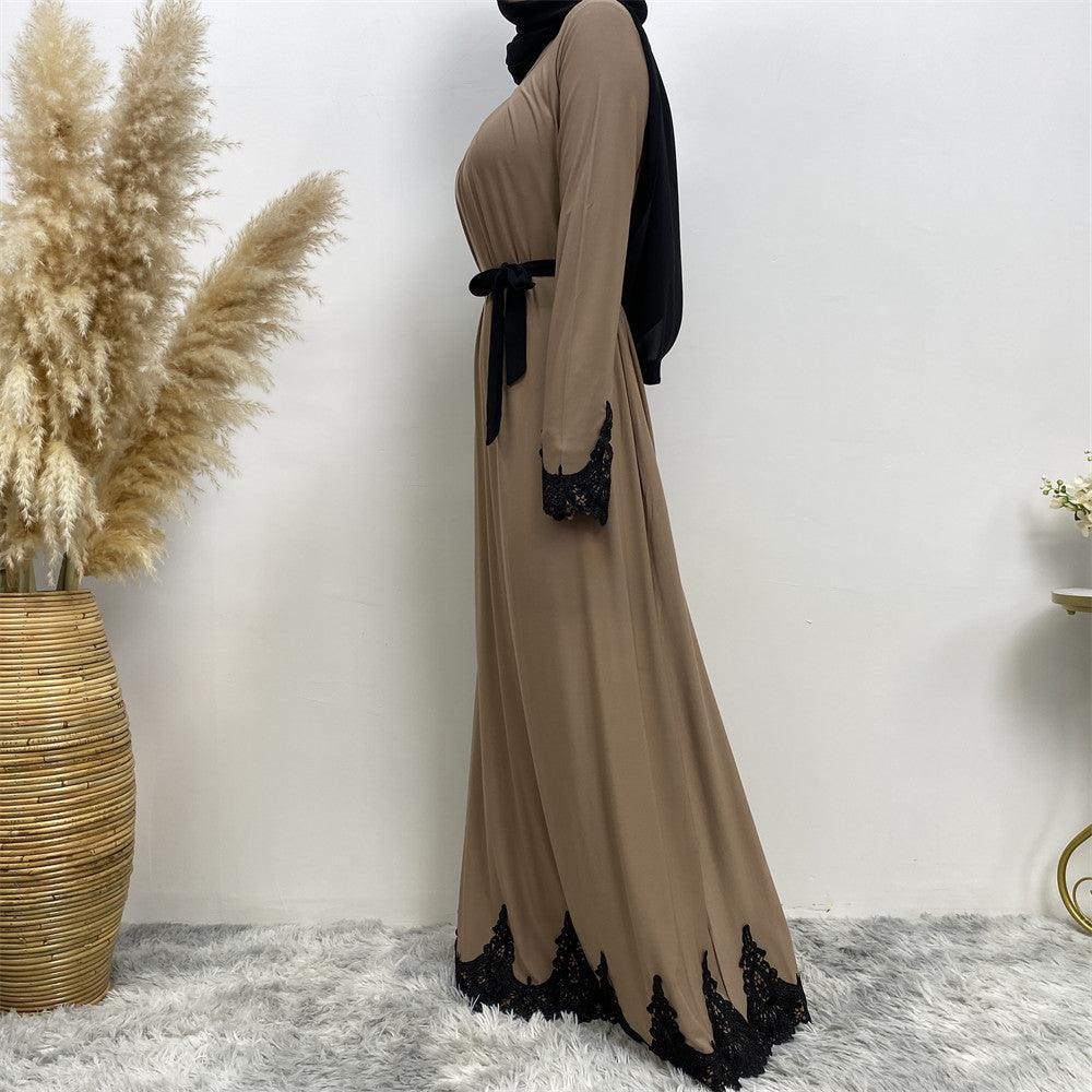 
                      
                        Cotton Pleated Abaya
                      
                    