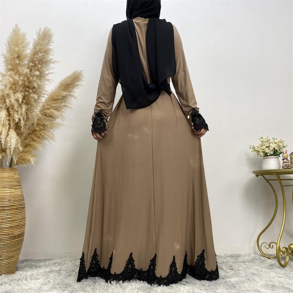 
                      
                        Cotton Pleated Abaya
                      
                    