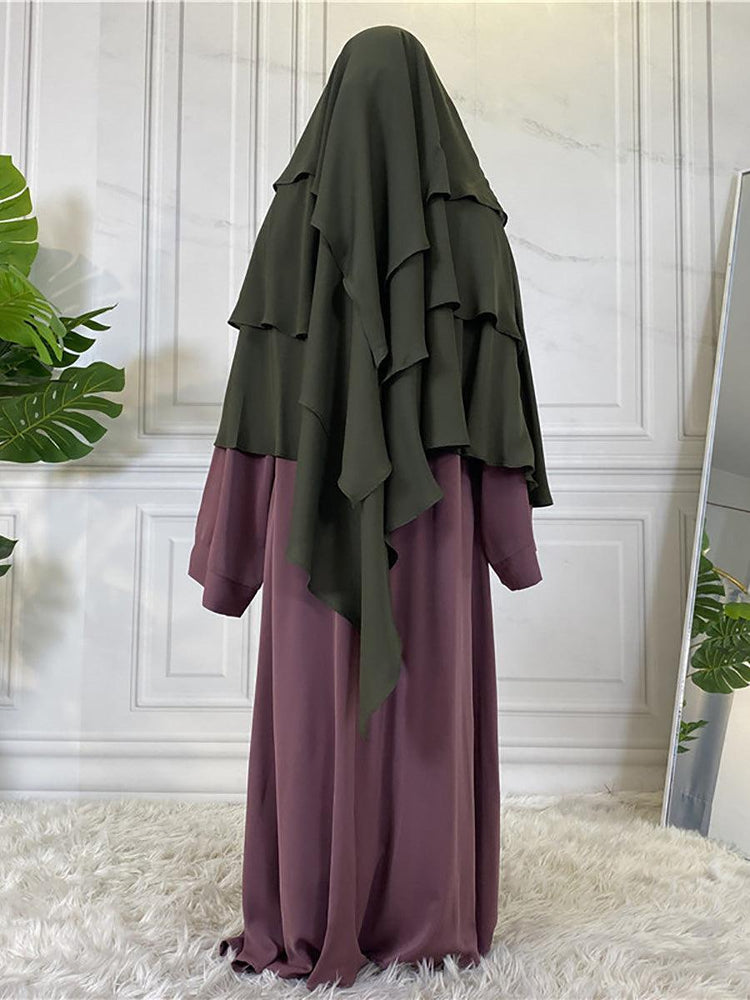 
                      
                        3 Layer Chiffon Khimar
                      
                    