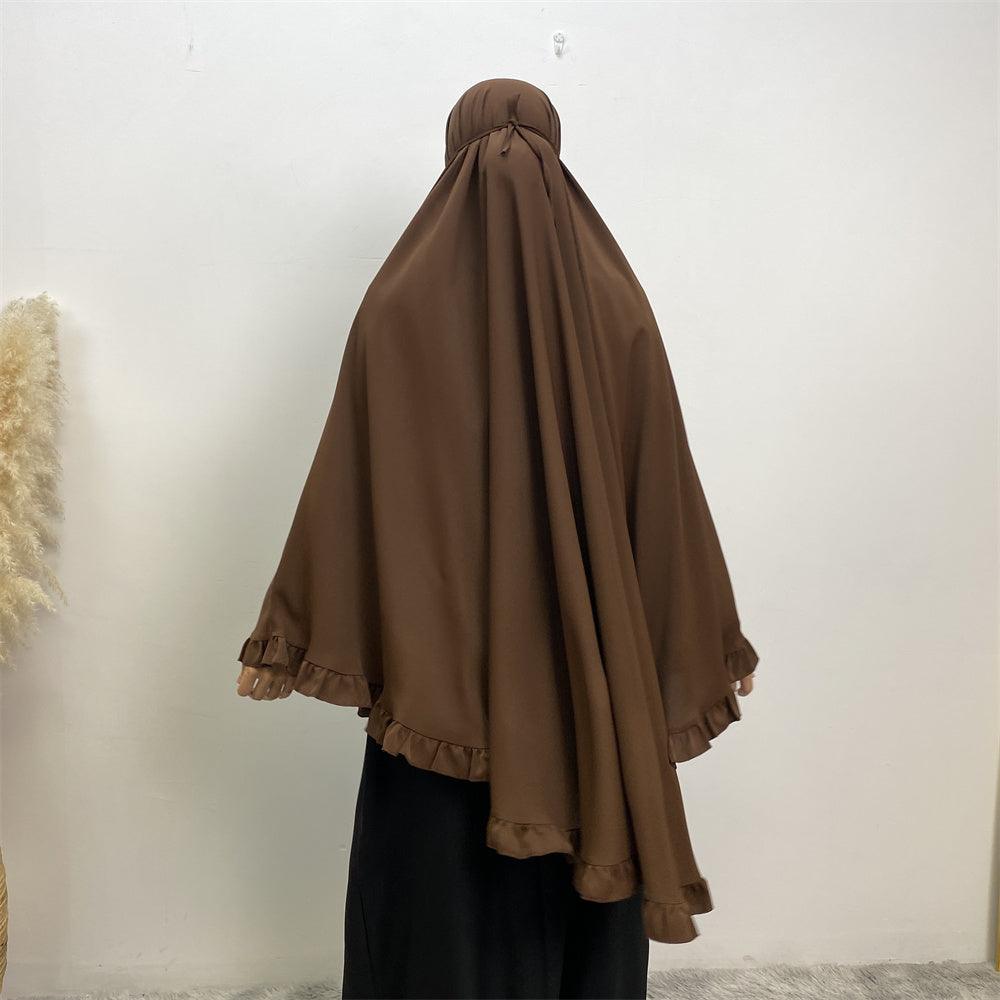 
                      
                        Ruffled Layered Niqab X Khimar
                      
                    