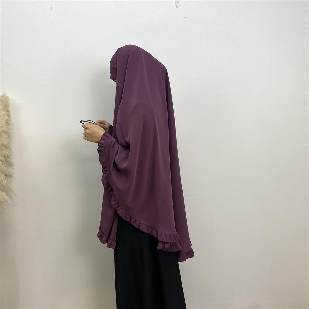 
                      
                        Ruffled Layered Niqab X Khimar
                      
                    