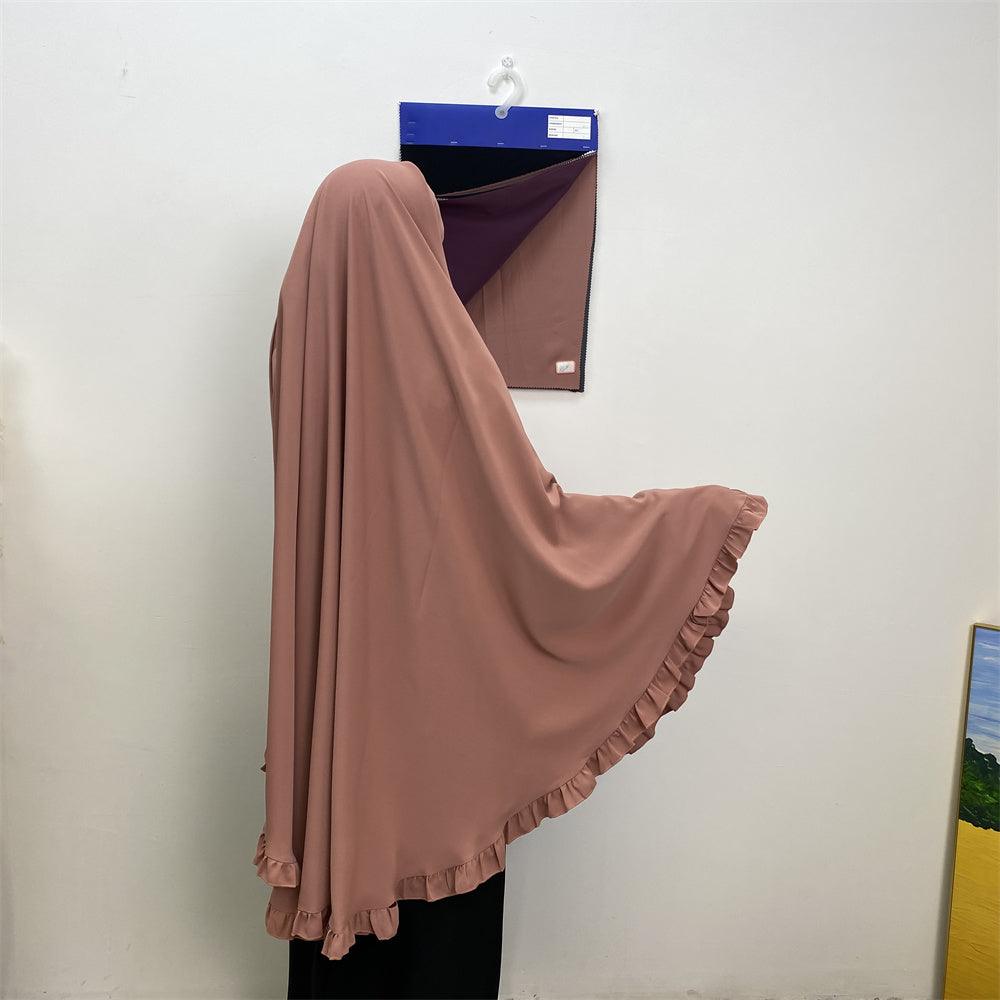 
                      
                        Ruffled Layered Niqab X Khimar
                      
                    