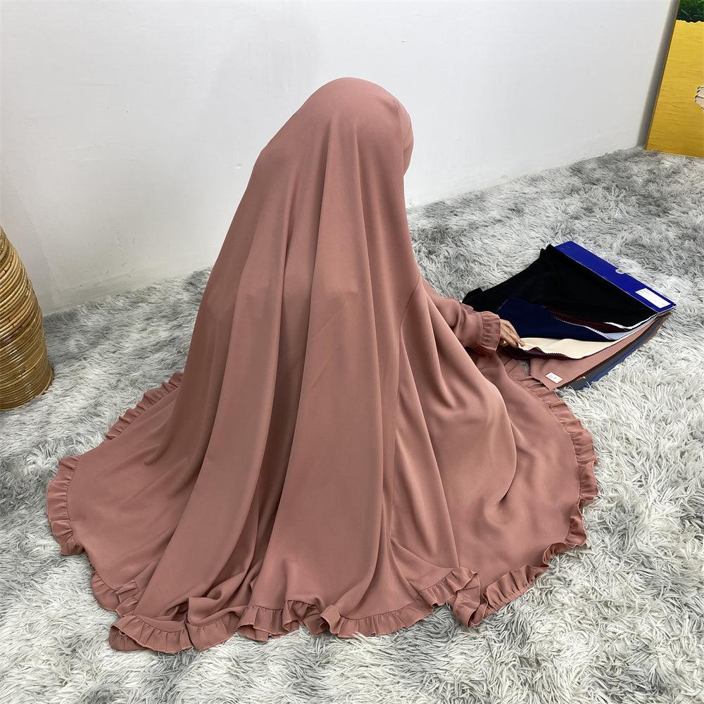 
                      
                        Ruffled Layered Niqab X Khimar
                      
                    