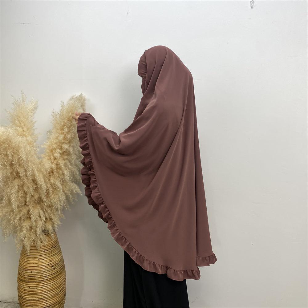 
                      
                        Ruffled Layered Niqab X Khimar
                      
                    