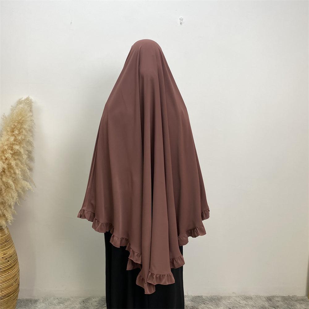 
                      
                        Ruffled Layered Niqab X Khimar
                      
                    