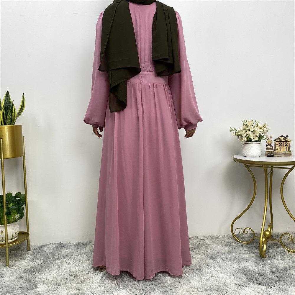 
                      
                        Buttoned Chiffon Abaya
                      
                    