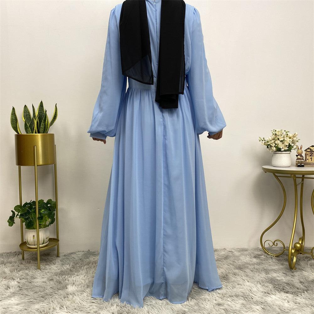 
                      
                        Buttoned Chiffon Abaya
                      
                    