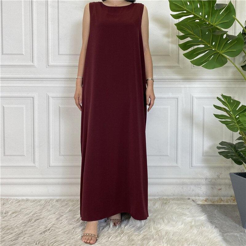 
                      
                        Sleeveless Nida Inner Dress
                      
                    