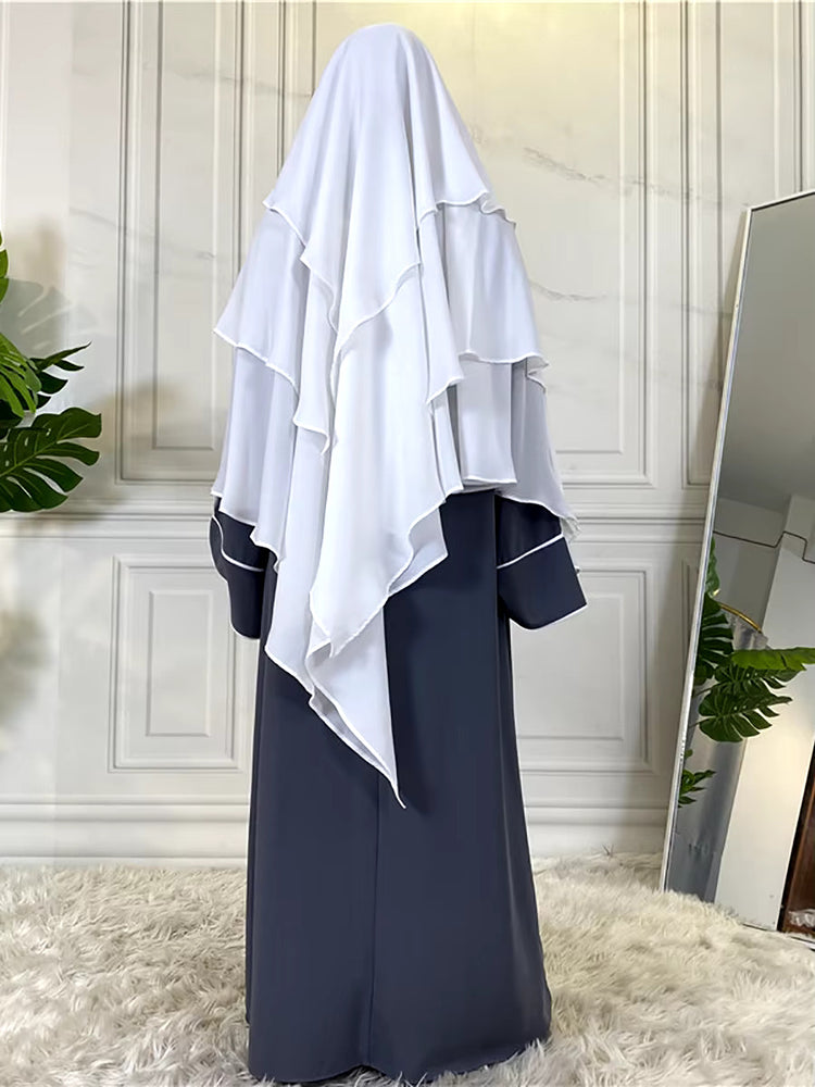 
                      
                        3 Layer Chiffon Khimar
                      
                    