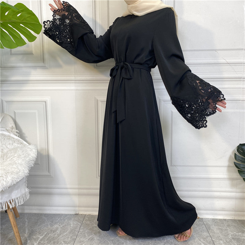 
                      
                        Nida Lace Kimono Abaya
                      
                    