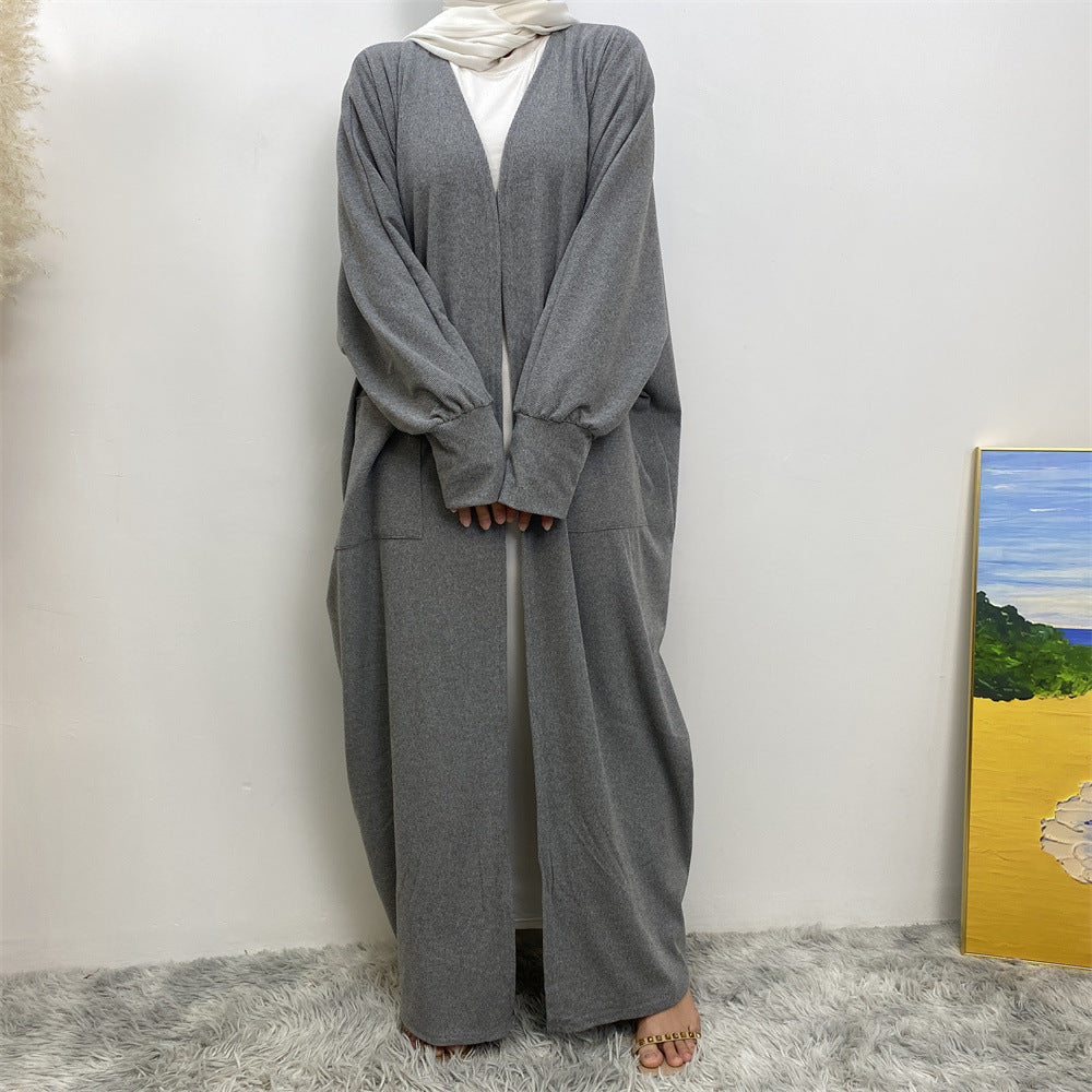 
                      
                        Fakhira Pocket Open Abaya
                      
                    