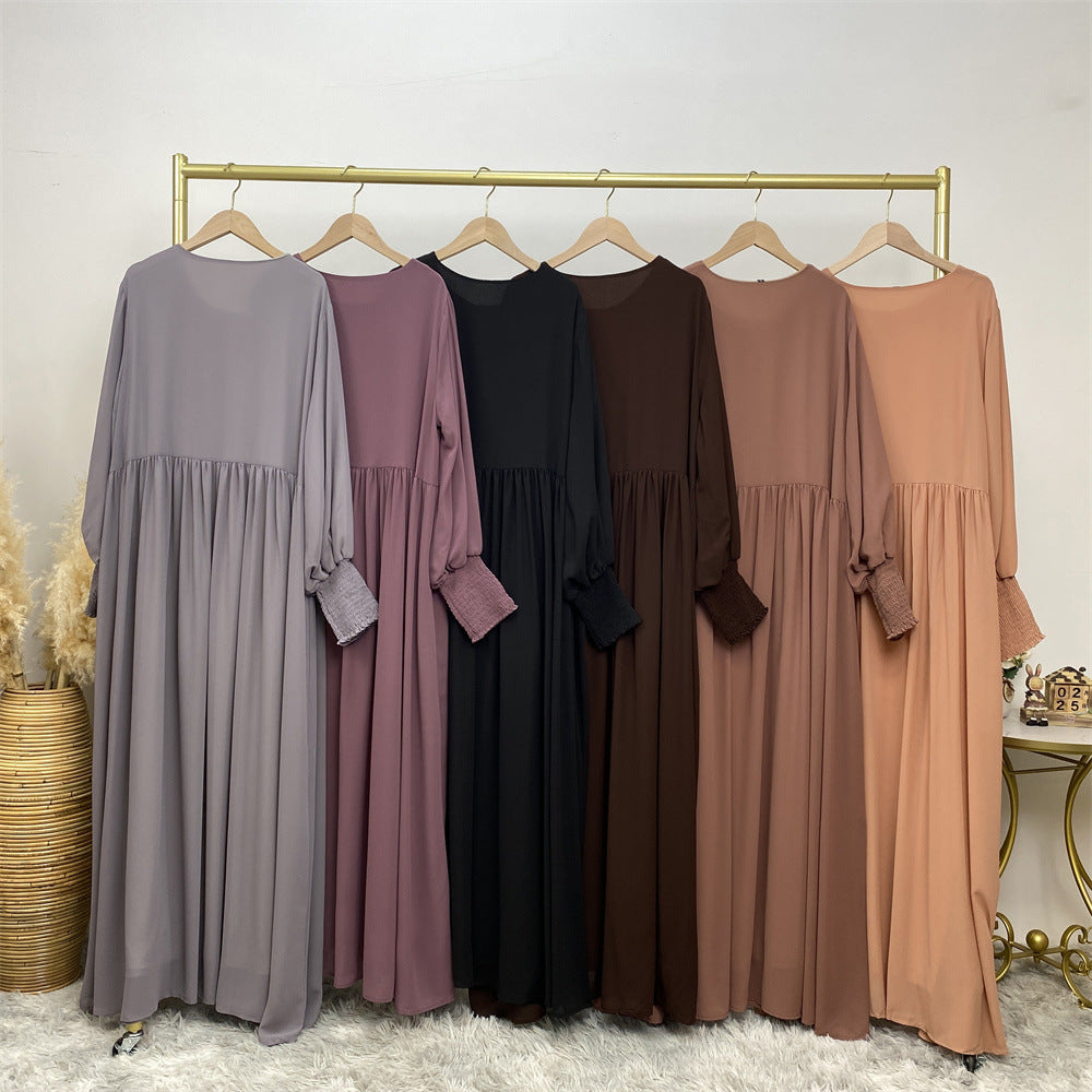 
                      
                        Flowing Zip Abaya
                      
                    