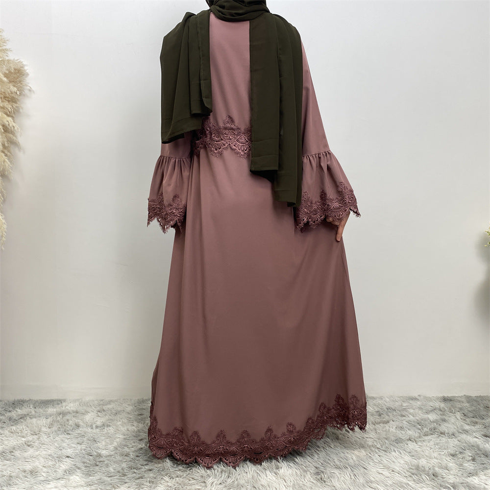 
                      
                        Hawa Lace Abaya
                      
                    