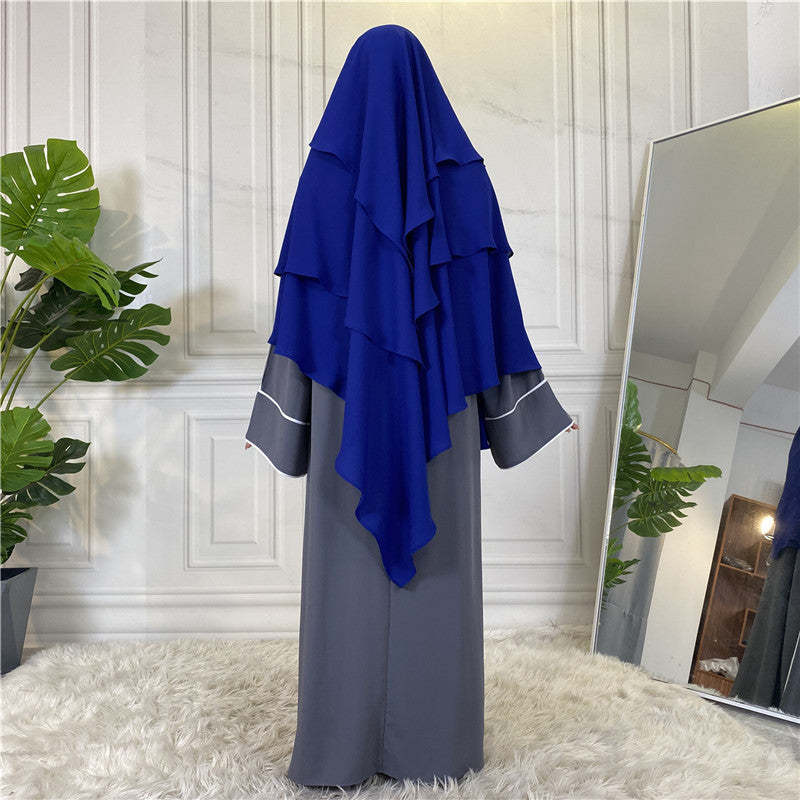 
                      
                        3 Layer Chiffon Khimar
                      
                    