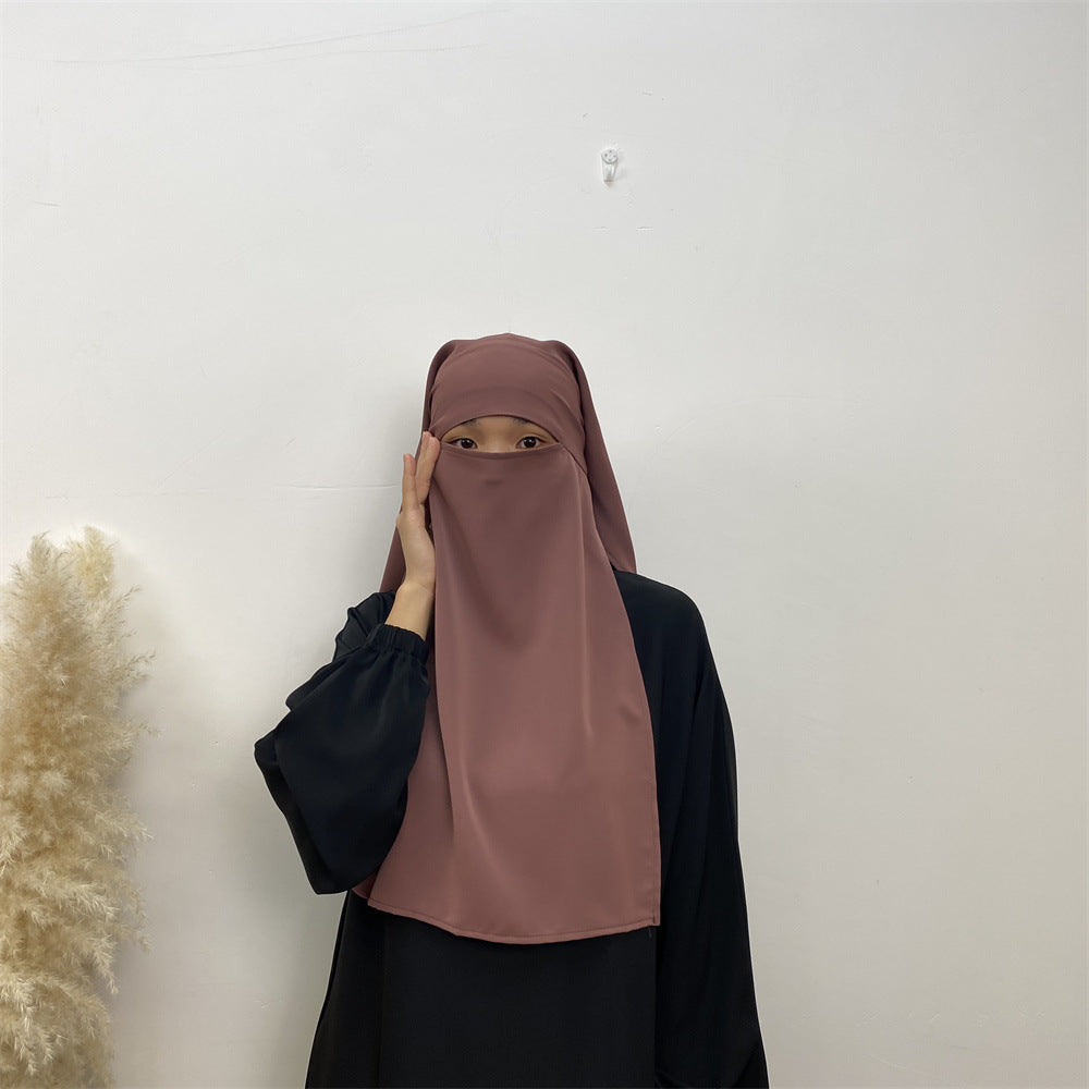 
                      
                        Satin Plain Niqab
                      
                    