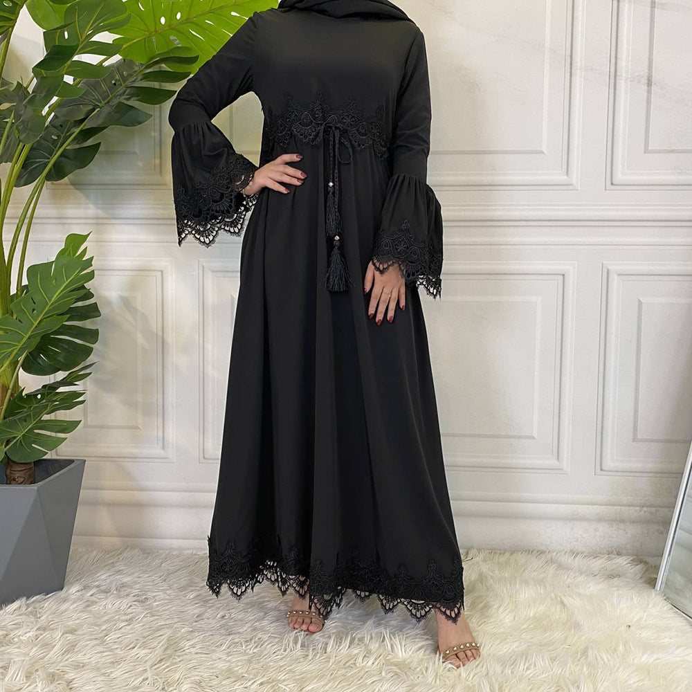 
                      
                        Hawa Lace Abaya
                      
                    