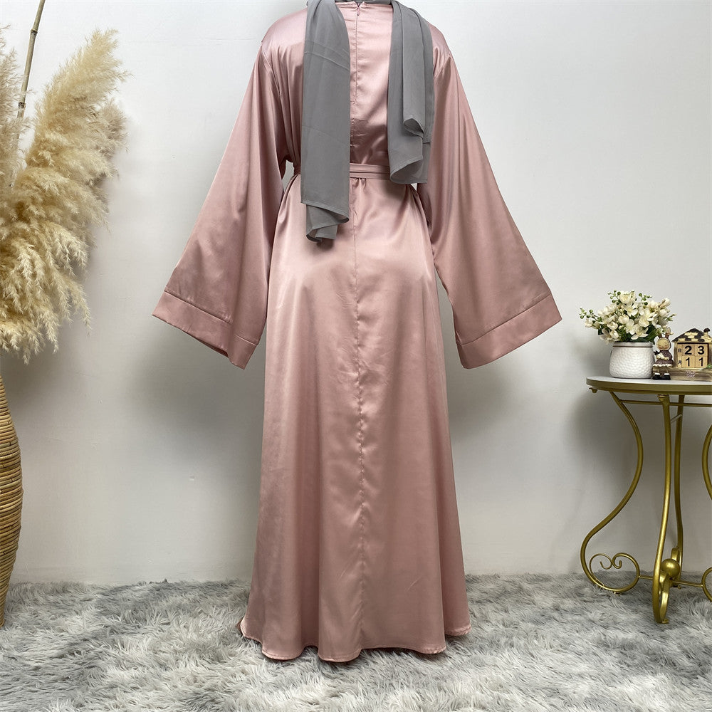 
                      
                        Satin Kimono Abaya
                      
                    