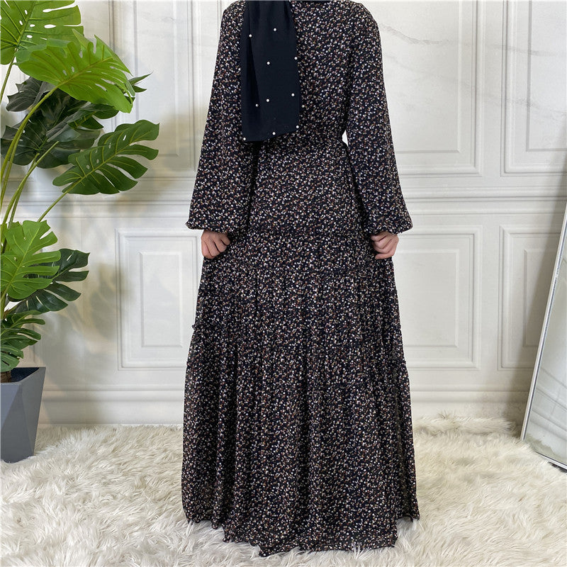 
                      
                        Floral Chiffon Abaya
                      
                    