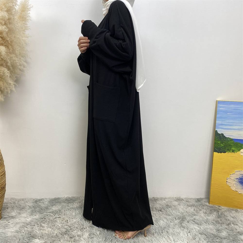 
                      
                        Fakhira Pocket Open Abaya
                      
                    