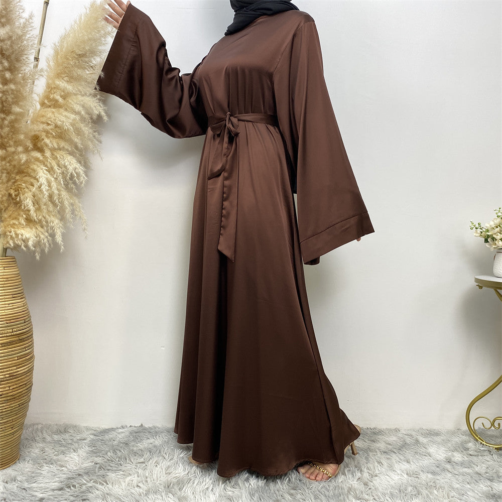 
                      
                        Satin Kimono Abaya
                      
                    