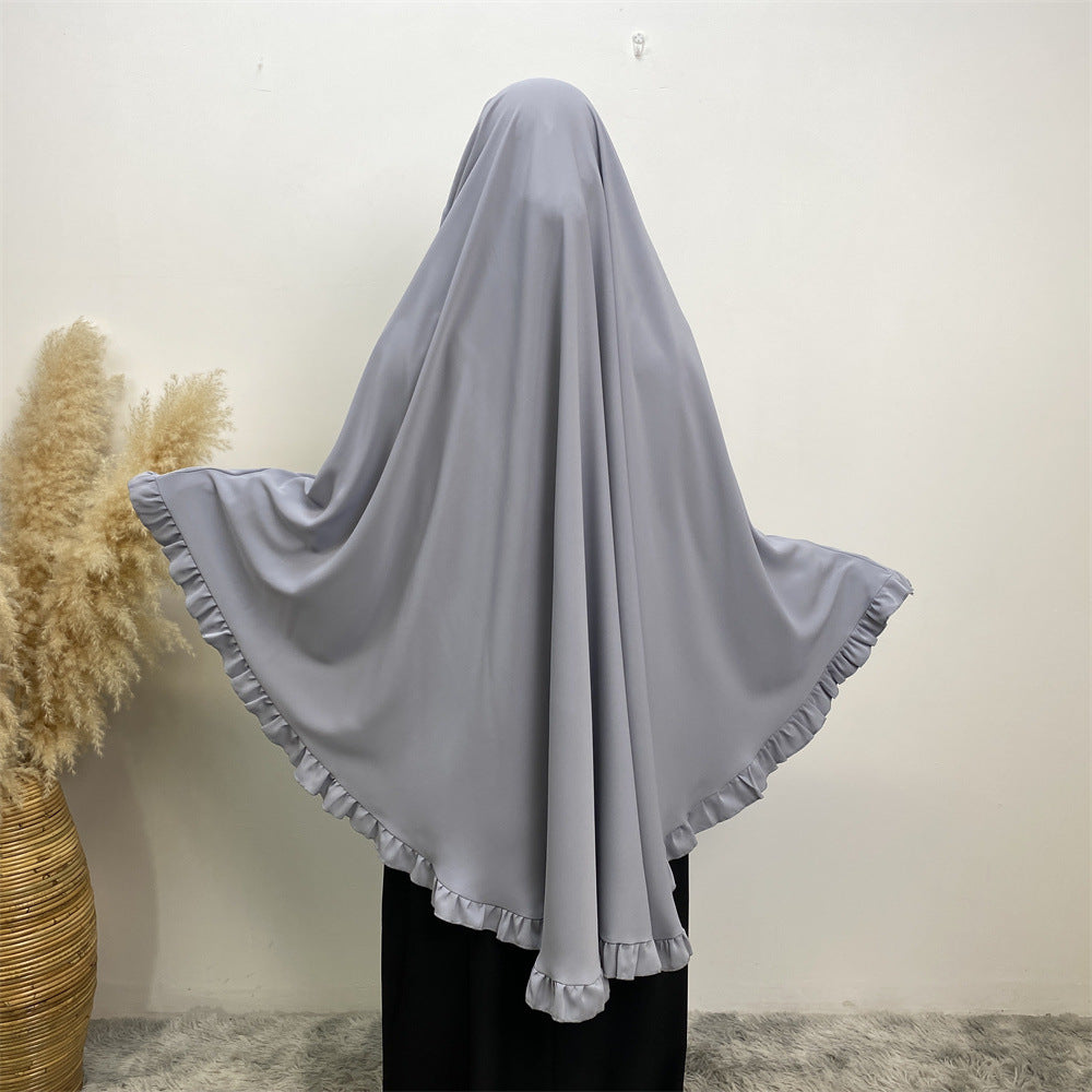 
                      
                        Ruffled Layered Niqab X Khimar
                      
                    