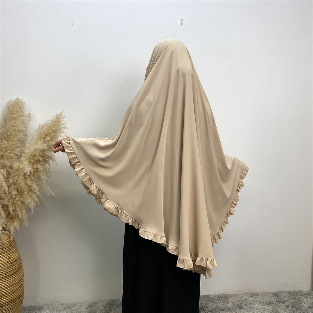 
                      
                        Ruffled Layered Niqab X Khimar
                      
                    