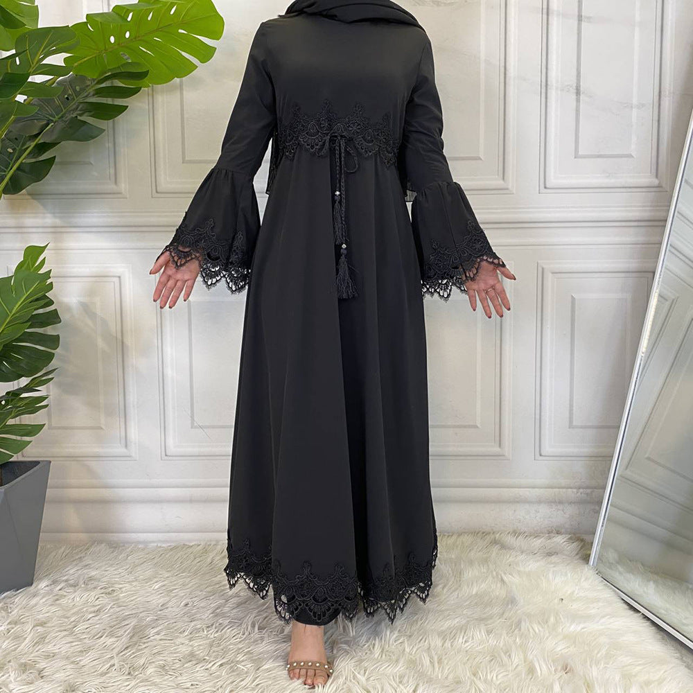 
                      
                        Hawa Lace Abaya
                      
                    