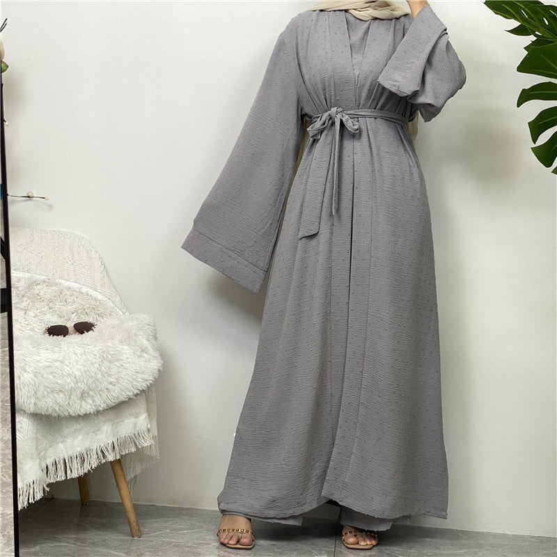 
                      
                        Juwairia Crepe Set Kimono
                      
                    