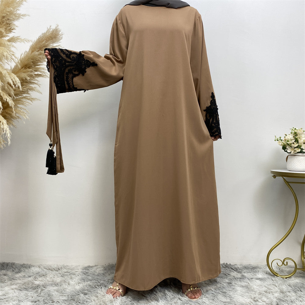 
                      
                        Fadwa Lace Abaya
                      
                    