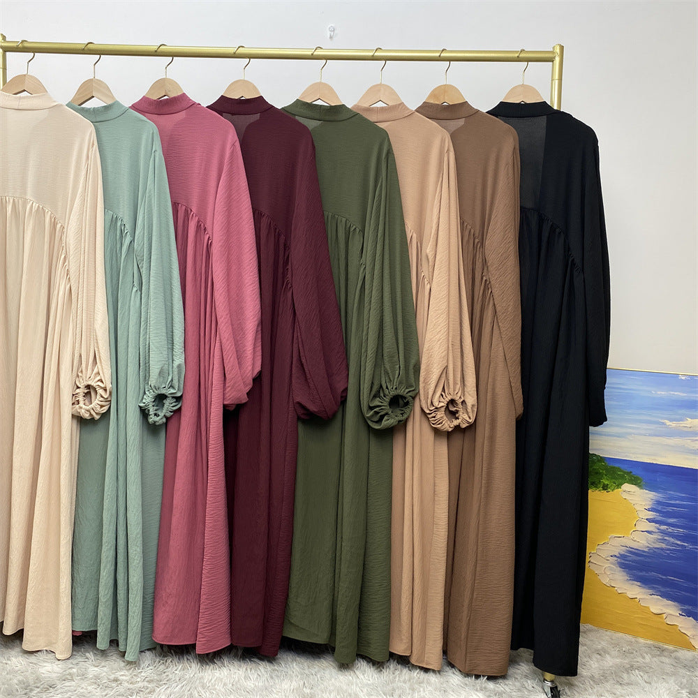 
                      
                        Pleated Open Jilbab
                      
                    