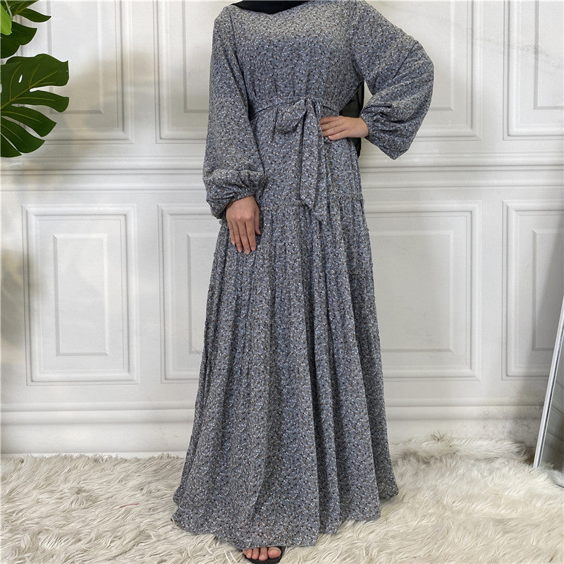 
                      
                        Floral Chiffon Abaya
                      
                    