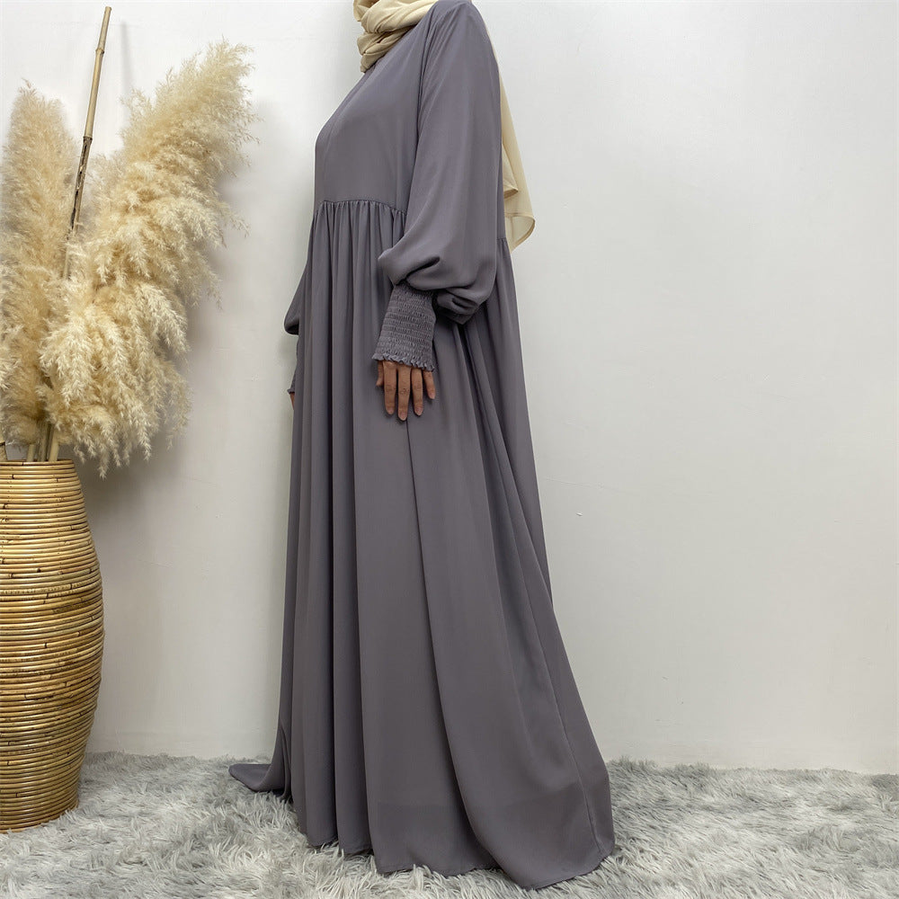 
                      
                        Flowing Zip Abaya
                      
                    