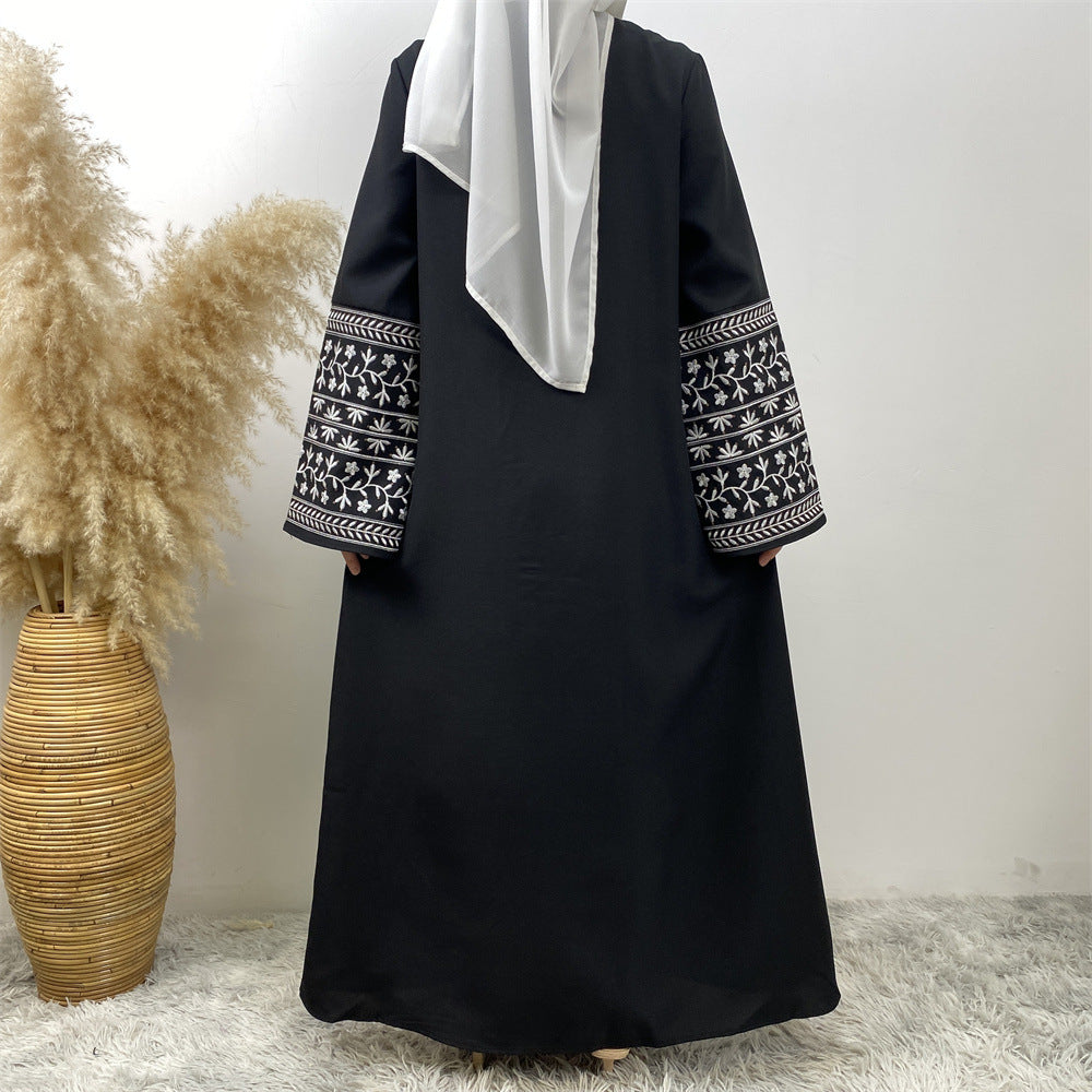 
                      
                        Embroidered Kimono Abaya
                      
                    