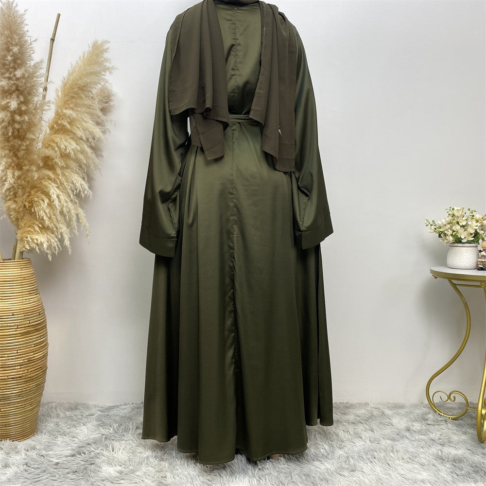 
                      
                        Satin Kimono Abaya
                      
                    