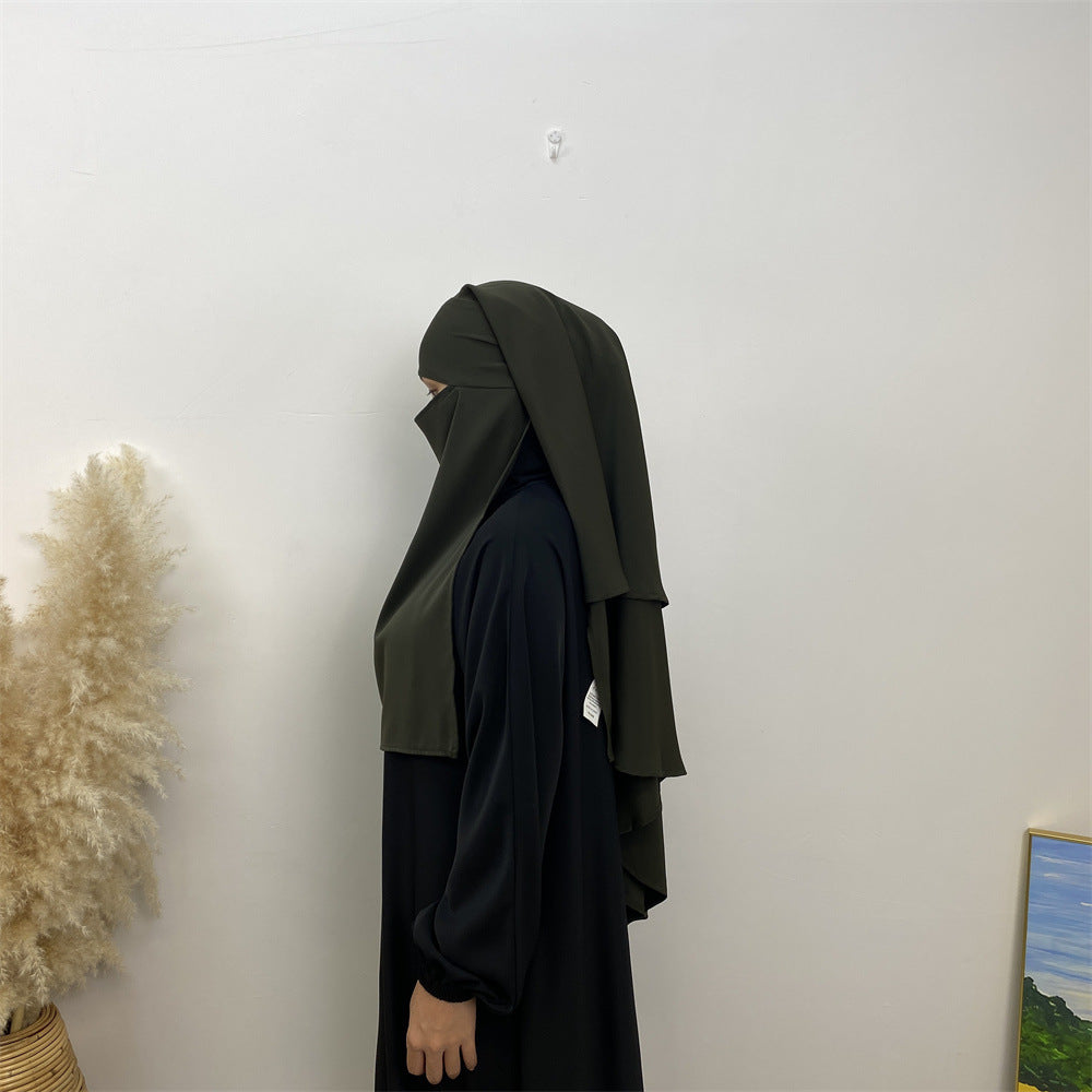 
                      
                        Satin Plain Niqab
                      
                    