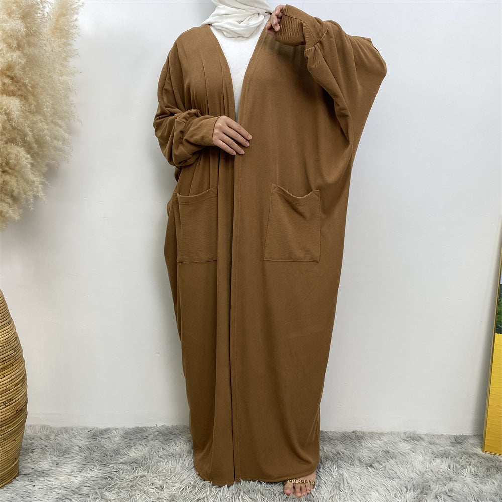 
                      
                        Fakhira Pocket Open Abaya
                      
                    