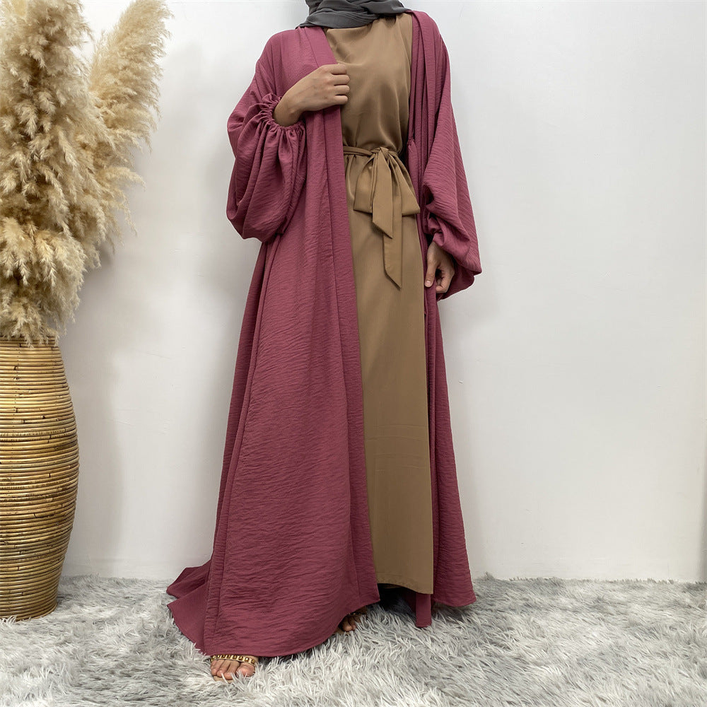 
                      
                        Pleated Open Jilbab
                      
                    