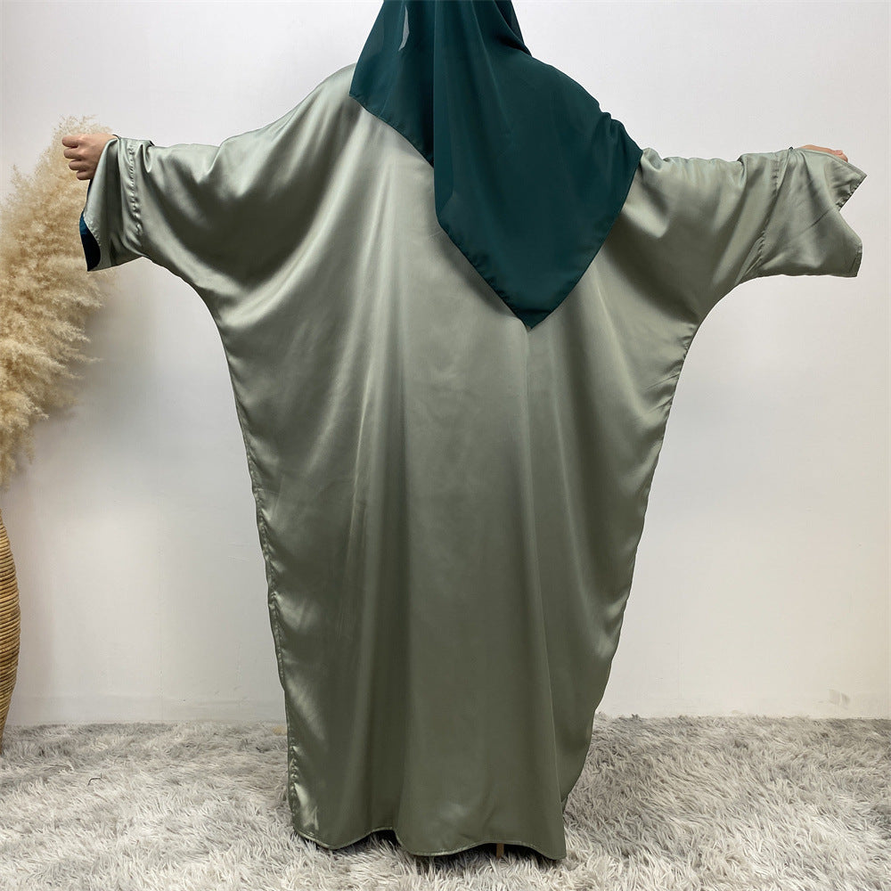 
                      
                        Satin Reversible Open Jilbab
                      
                    