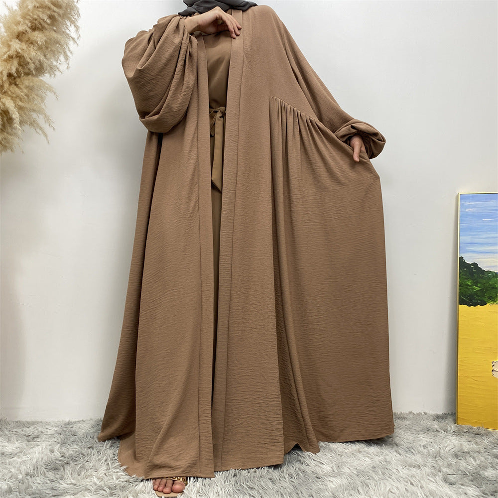 
                      
                        Pleated Open Jilbab
                      
                    