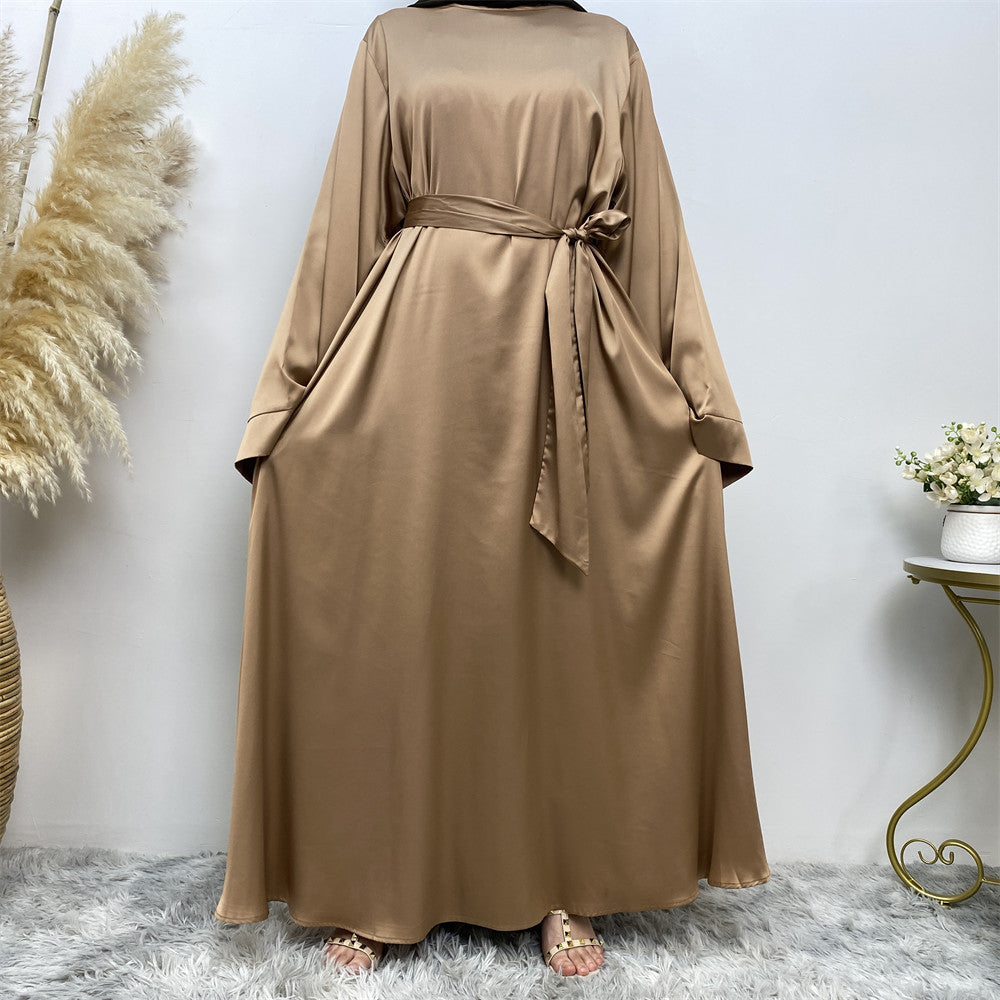 
                      
                        Satin Kimono Abaya
                      
                    