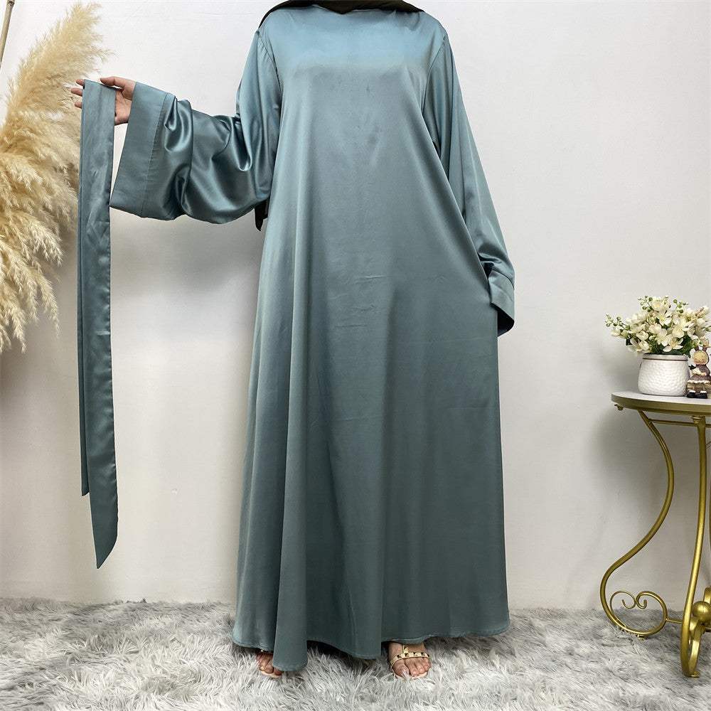 Satin Kimono Abaya