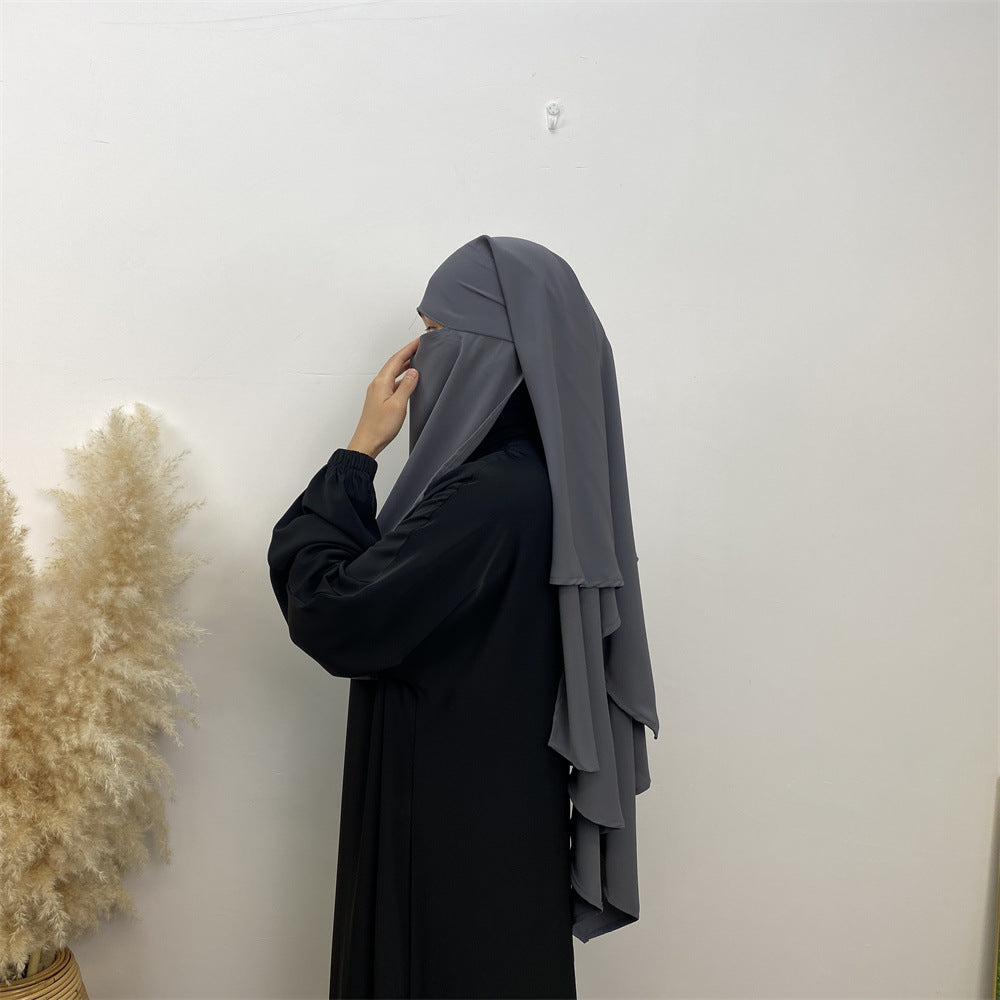 
                      
                        Satin Plain Niqab
                      
                    