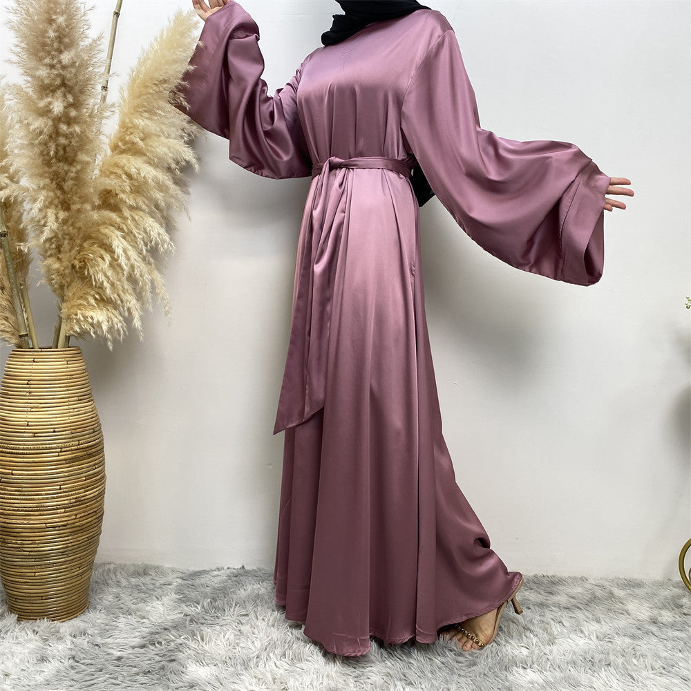 
                      
                        Satin Kimono Abaya
                      
                    