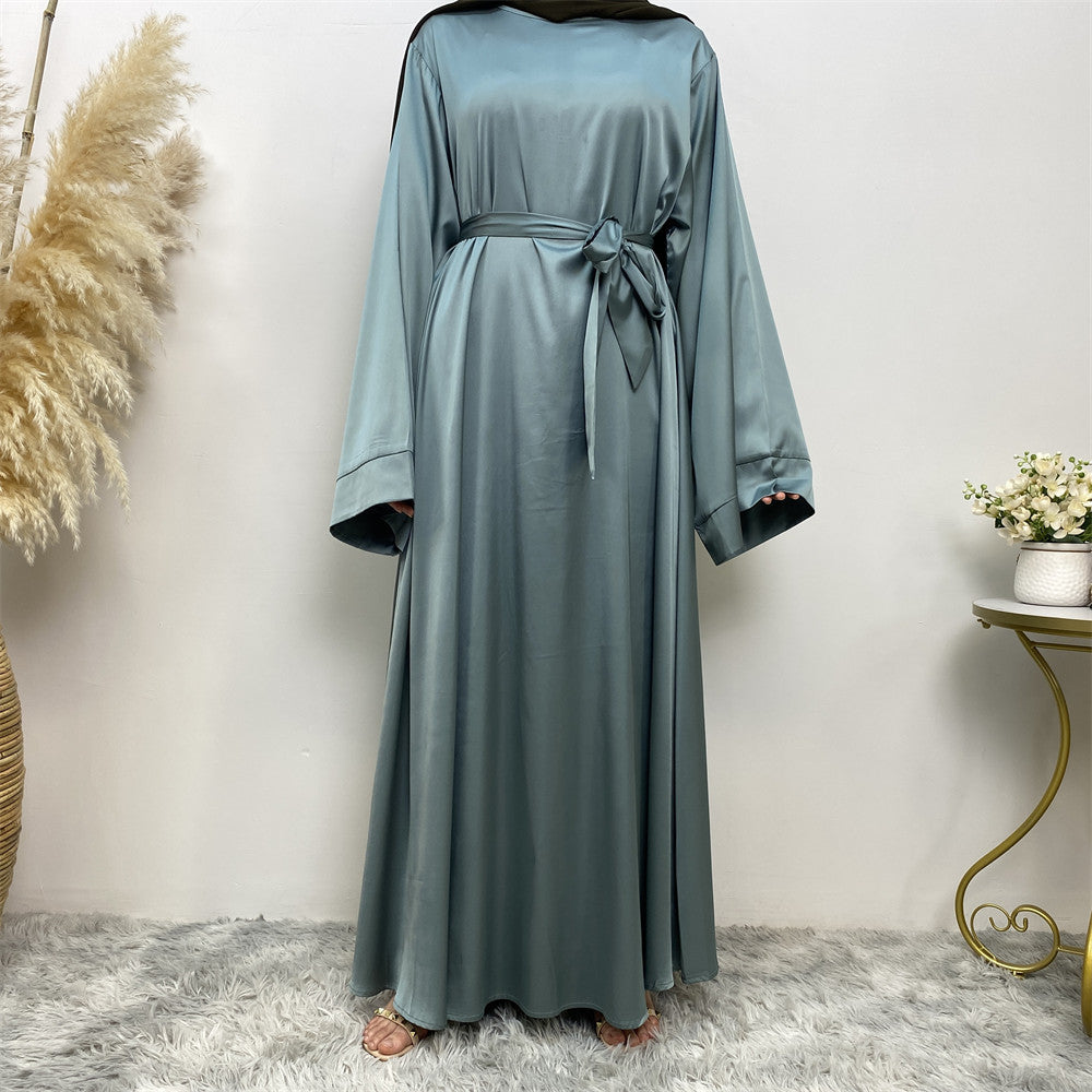 
                      
                        Satin Kimono Abaya
                      
                    