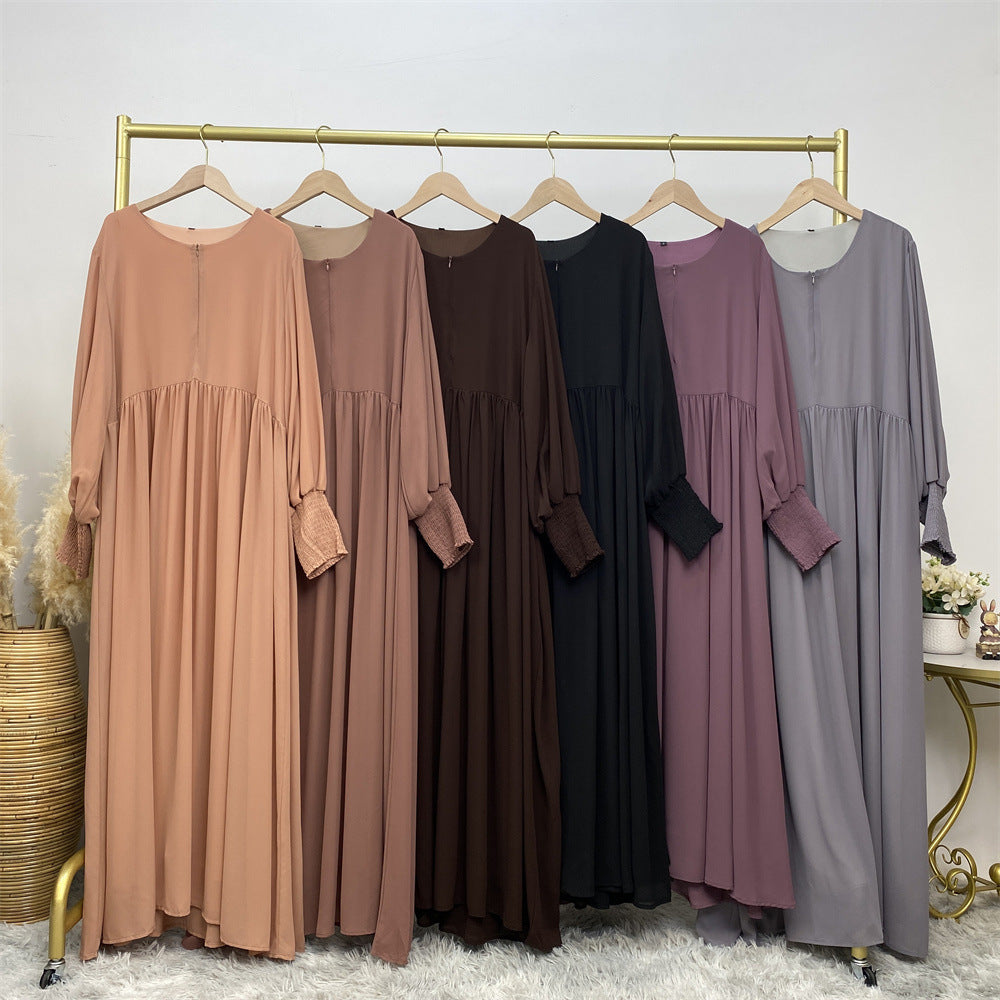 
                      
                        Flowing Zip Abaya
                      
                    