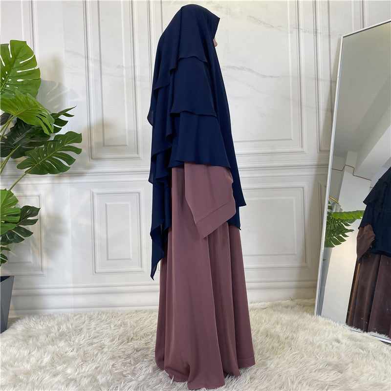 
                      
                        3 Layer Chiffon Khimar
                      
                    