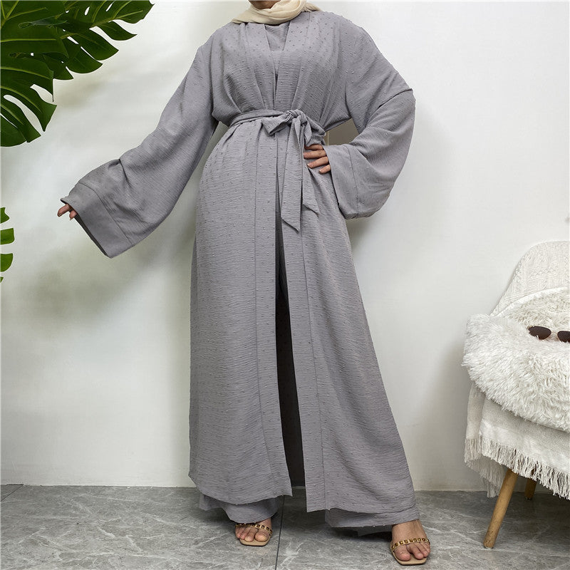 
                      
                        Juwairia Crepe Set Kimono
                      
                    